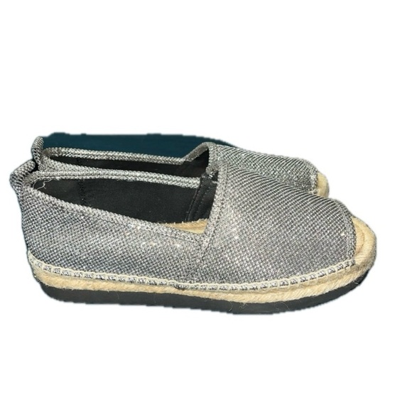NWOT Michael Kors Peep Toe Sparkle Espadrilles, Size 7M - Picture 6 of 9